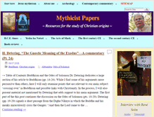 Tablet Screenshot of mythicistpapers.com